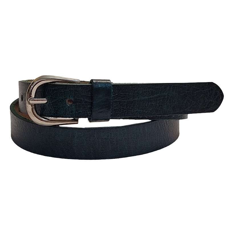 Montano Womens Leather Belt in Green