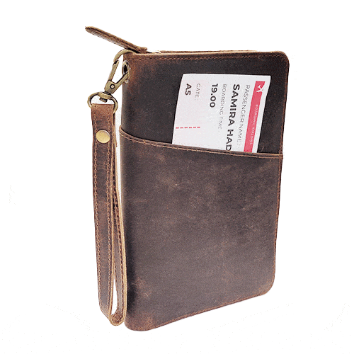 Family Leather Passport Holder/Cover