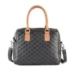 Quilted Leather Tote Hand Bag