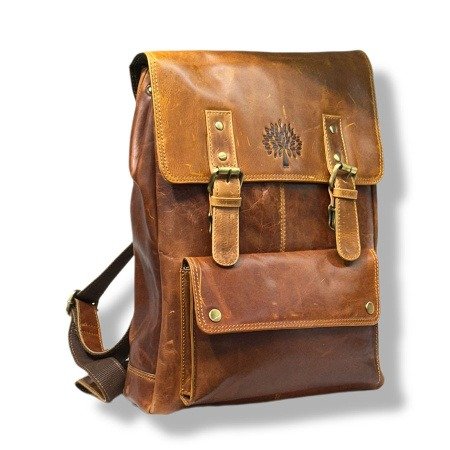 Genuine Vintage Leather Backpack