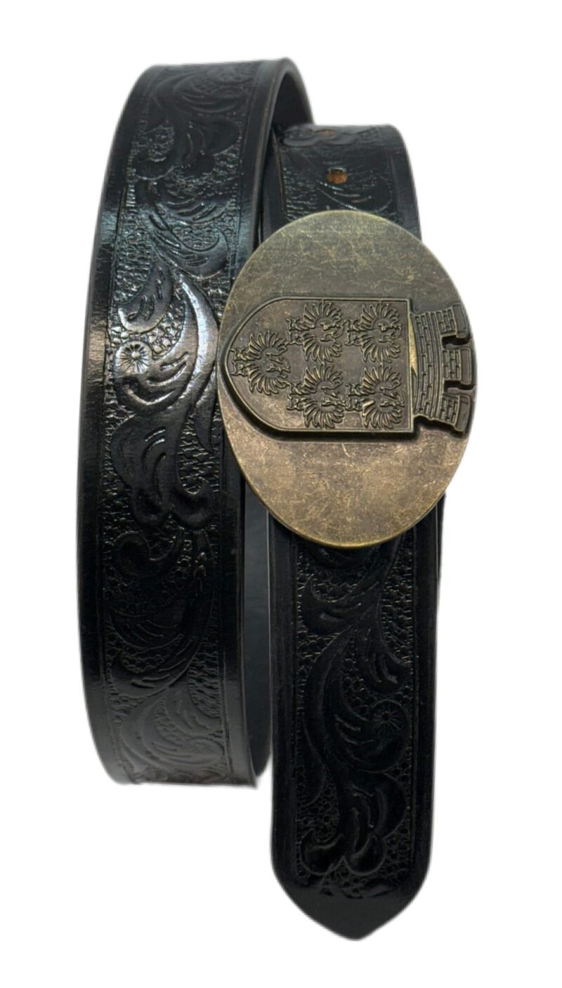 Western Embossed Leather Belts