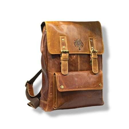 Genuine Vintage Leather Backpack