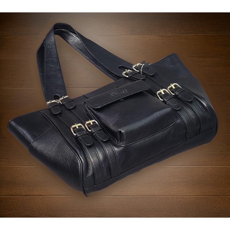 Chelsea Leather Tote/Hand bag black