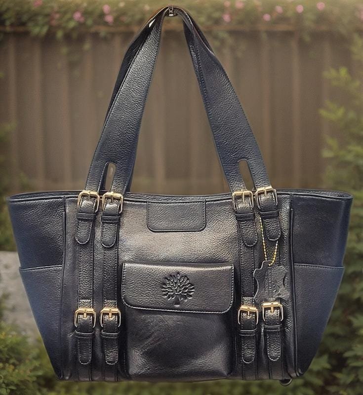 Chelsea Leather Tote/Hand bag black