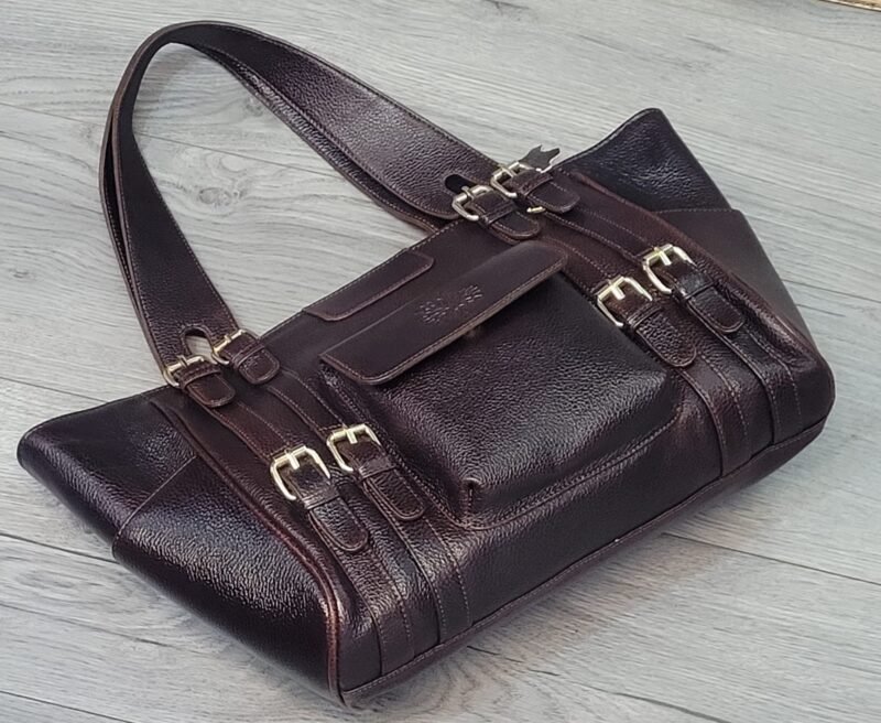 Chelsea Leather Tote/Hand Bag Brown