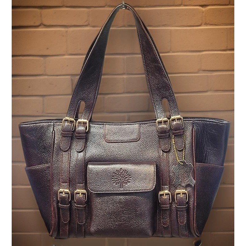 Chelsea Leather Tote/Hand Bag Brown