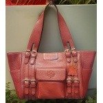 Chelsea Leather Tote/Hand Bag Red