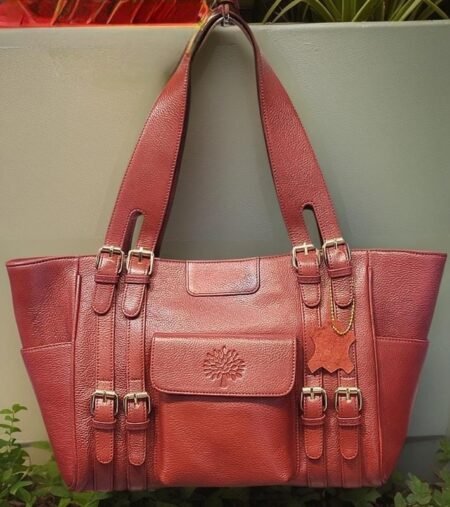 Chelsea Leather Tote/Hand Bag Red