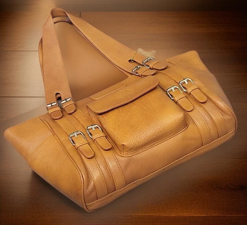 Chelsea Leather Tote/Hand Bag Tan