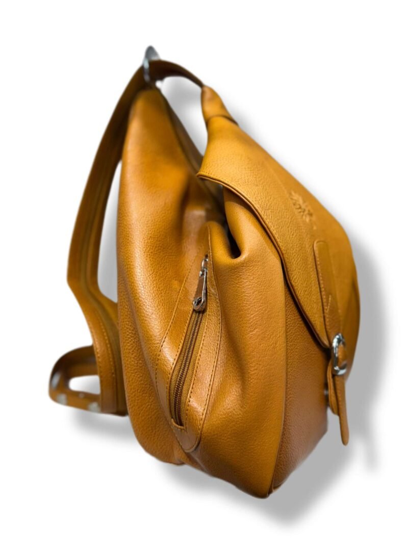 Darlia Leather Backpack Tan