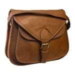 Vintage Brown Leather Cross body Bag