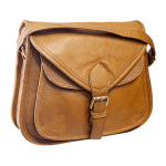 Vintage Brown Leather Cross body Bag