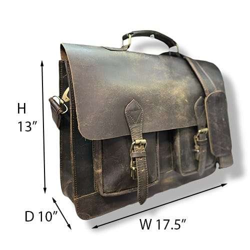 Premium Vintage Leather Briefcase