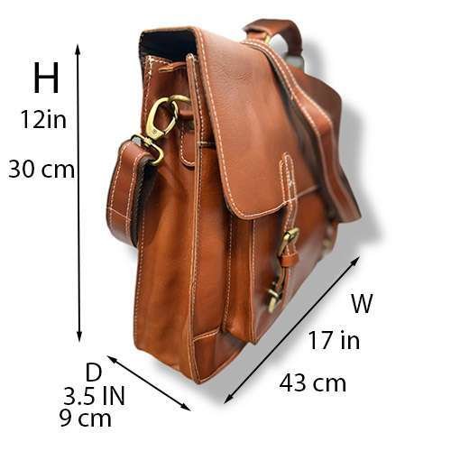 Premium Leather Laptop Bag