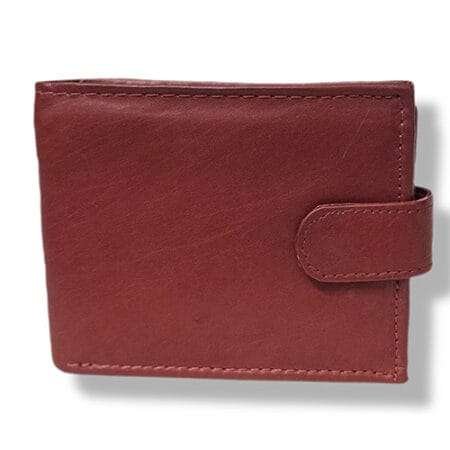 RFID Protected Leather Wallet Burgandy