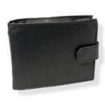 RFID Protected Leather Wallet Black